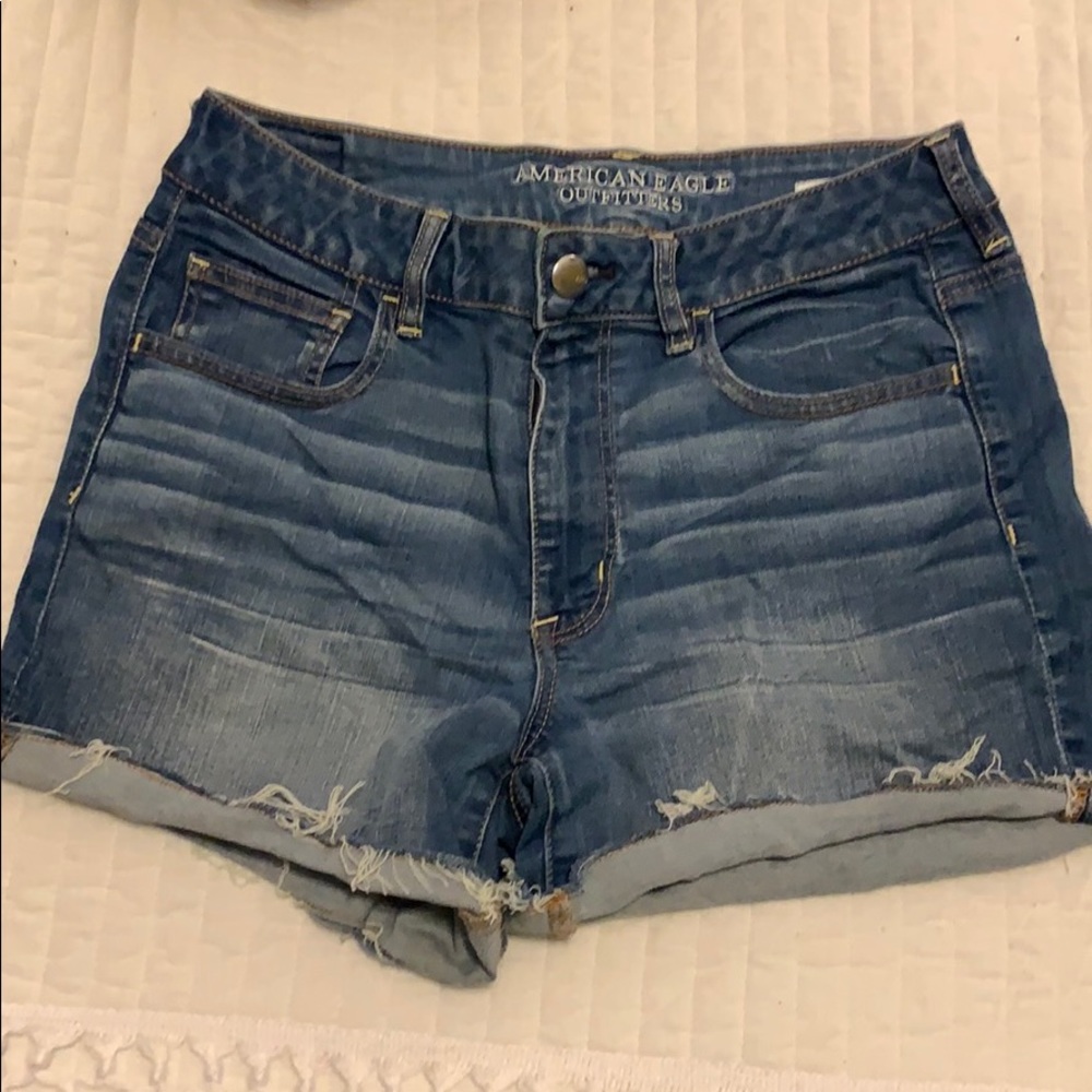 AE Hi-Rise Denim Shorts size 12